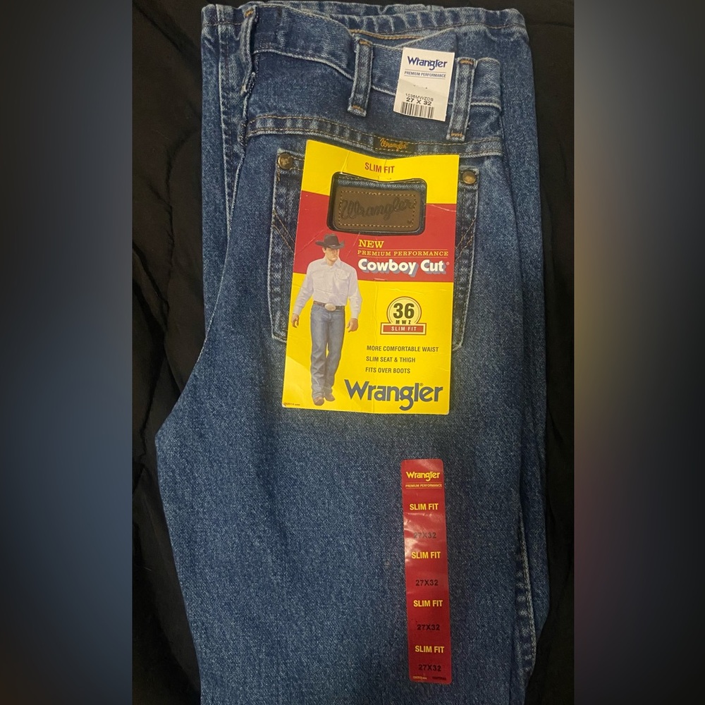 Wrangler Blue Slim Jeans Modern Fit